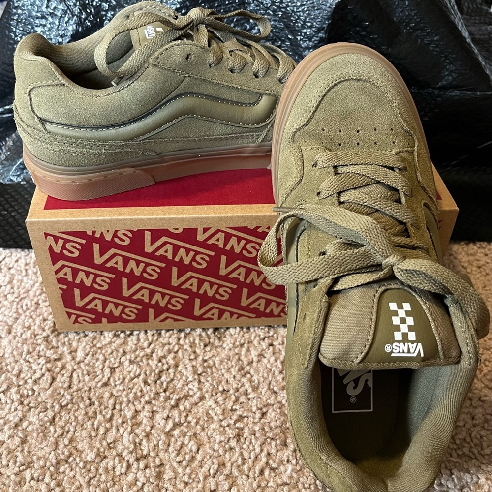 Vans Olive Green Women's Shoes